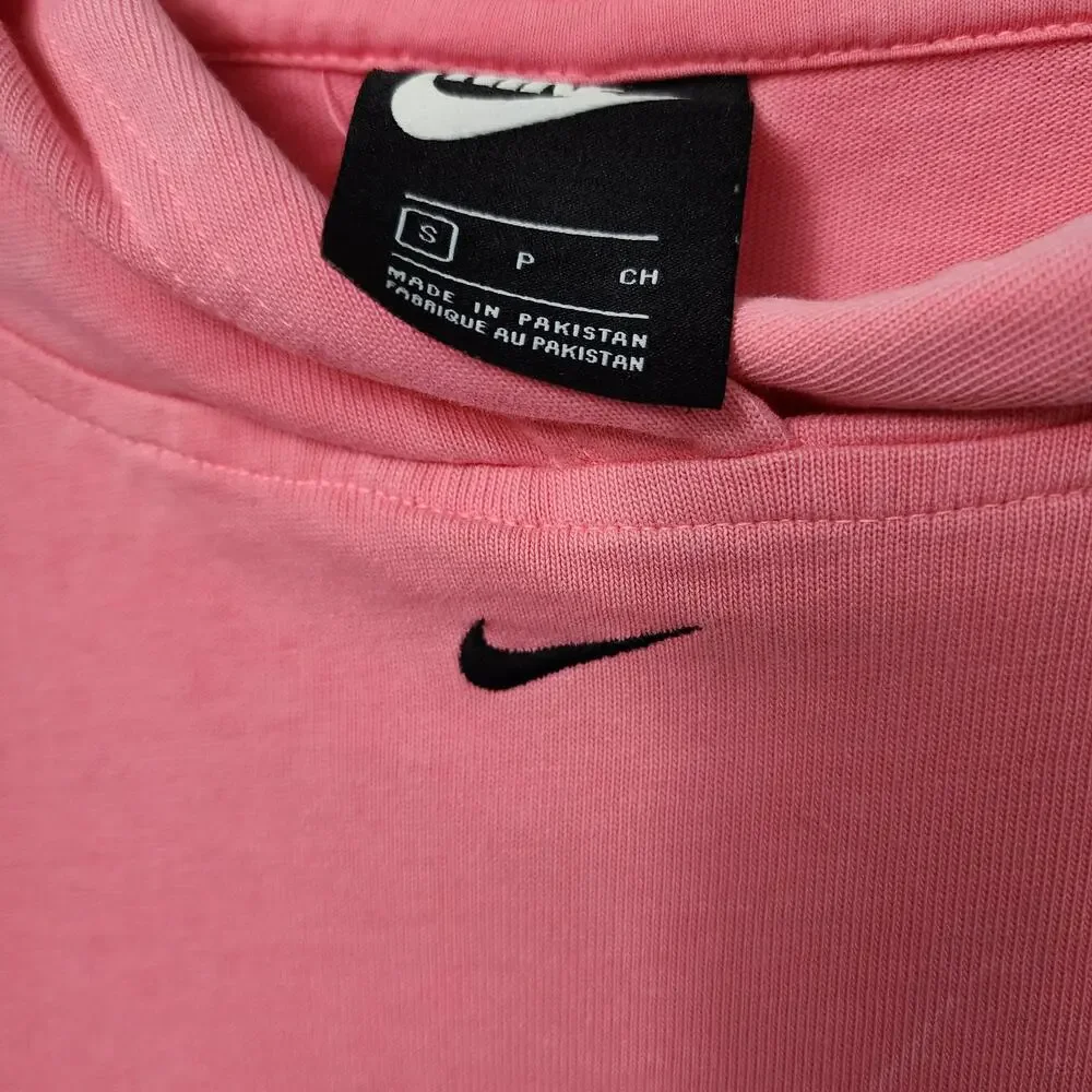 Nike Sportswear Women's Washed Pink Hooded Top Small - Picture 5 of 6